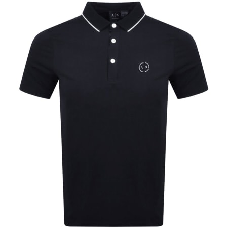 Product Image for Armani Exchange Short Sleeved Polo T Shirt Navy