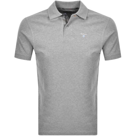 Product Image for Barbour Pique Polo T Shirt Grey