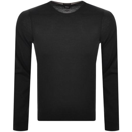 Product Image for BOSS Leno P Knit Jumper Black