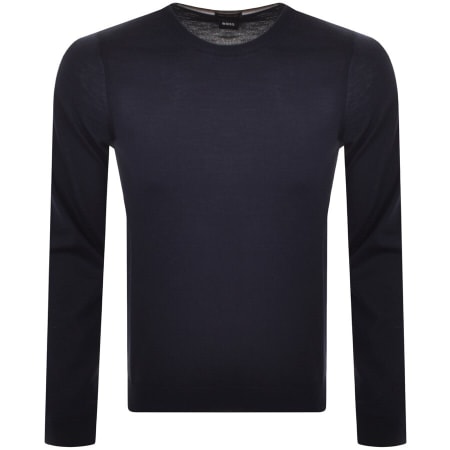 Product Image for BOSS Leno P Knit Jumper Navy