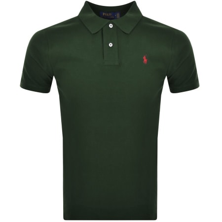 Product Image for Ralph Lauren Slim Fit Polo T Shirt Green