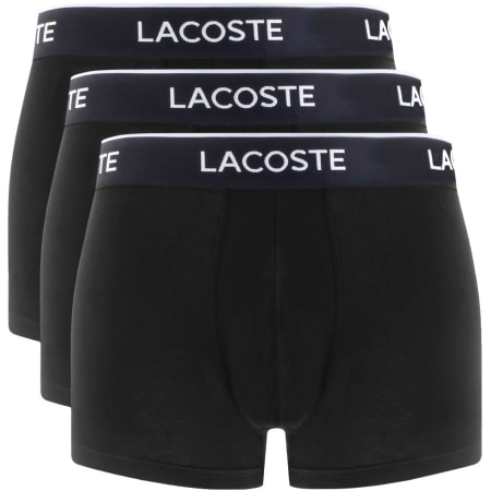 Product Image for Lacoste Underwear 3 Pack Trunks Black