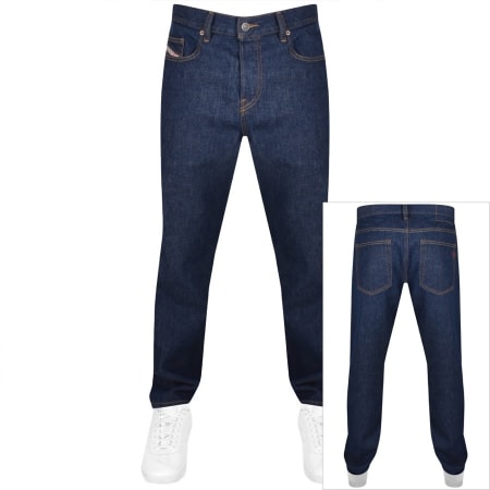 Product Image for Diesel D Viker Mid Wash Regular Fit Jeans Navy