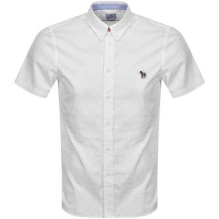 Product Image for Paul Smith Zebra Short Sleeved Shirt White