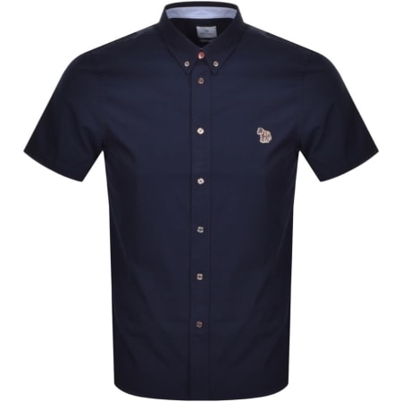 Product Image for Paul Smith Zebra Short Sleeved Shirt Navy