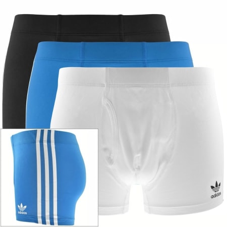 Product Image for adidas Originals Triple Pack Trunks Blue