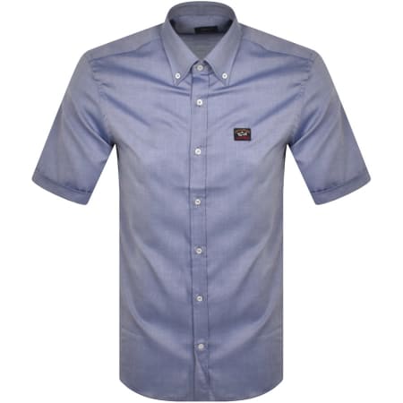 Product Image for Paul And Shark Cotton Short Sleeved Shirt Blue