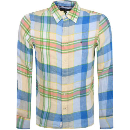 Product Image for Tommy Hilfiger Long Sleeve Check Shirt Blue