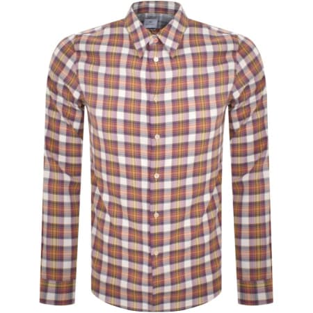 Product Image for Paul Smith Check Long Sleeve Shirt Purple