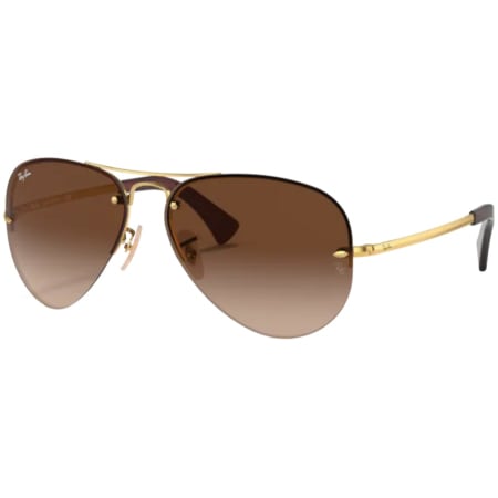 Product Image for Ray Ban 3449 Sunglasses Gold