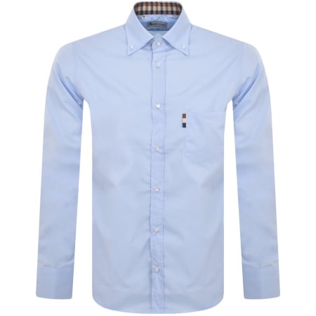 Product Image for Aquascutum London Long Sleeve Shirt Blue