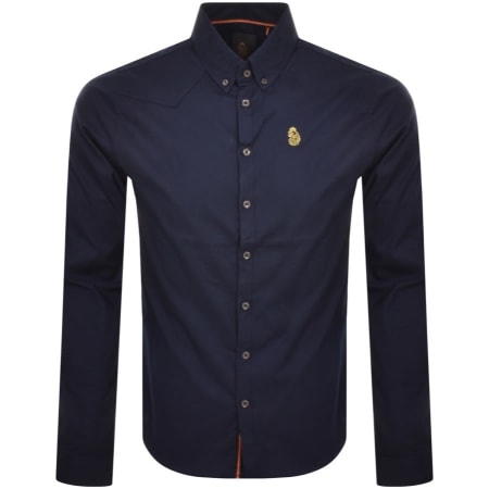 Product Image for Luke 1977 Long Sleeve Oxford Shirt Navy