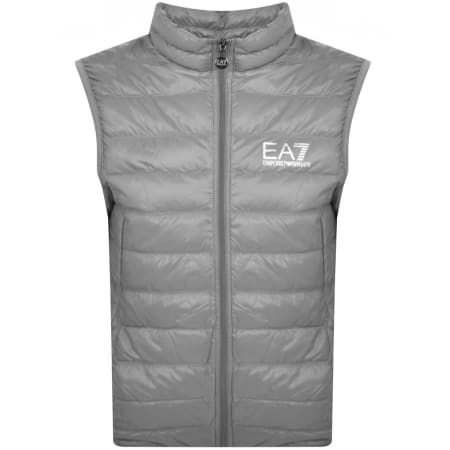 Product Image for EA7 Emporio Armani Quilted Gilet Grey