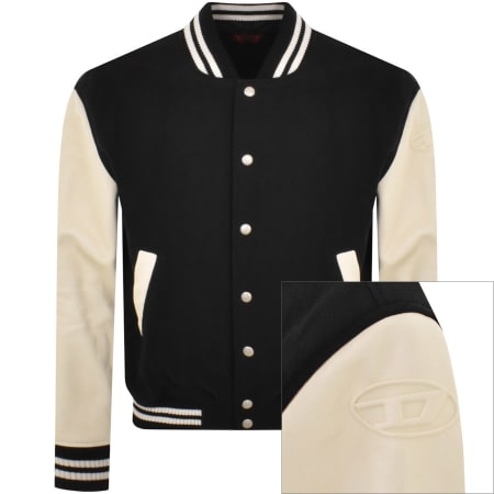 Product Image for Diesel Logo L Franz Jacket Black