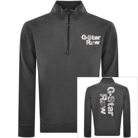 Product Image for G-Star Raw Painted Logo Skipper Sweatshirt Grey