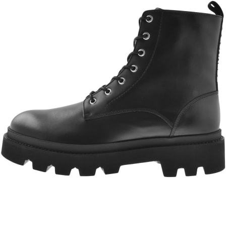 Product Image for DSQUARED2 Combat Boots Black