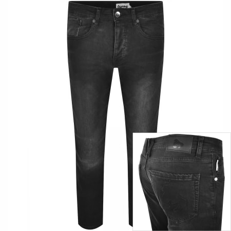Product Image for Money Ape Embossed Slim Fit Jeans Black
