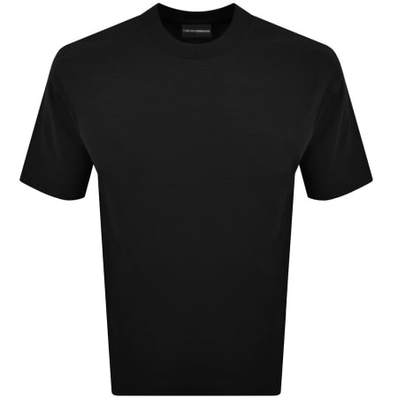 Product Image for Emporio Armani Crew Neck Logo T Shirt Black