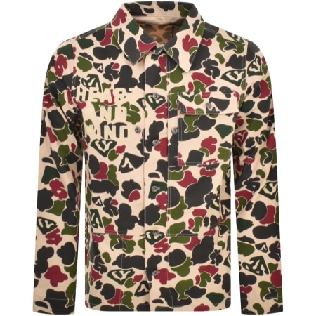 Product Image for Billionaire Boys Club Camo Overshirt Beige