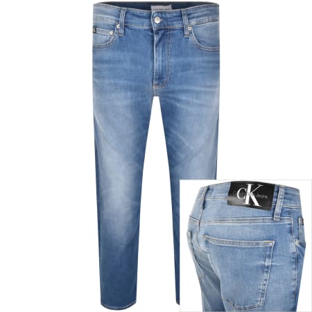 Product Image for Calvin Klein Jeans Slim Fit Mid Wash Jeans Blue