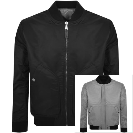 Product Image for Diesel Logo J Mattan Reversible Jacket Black