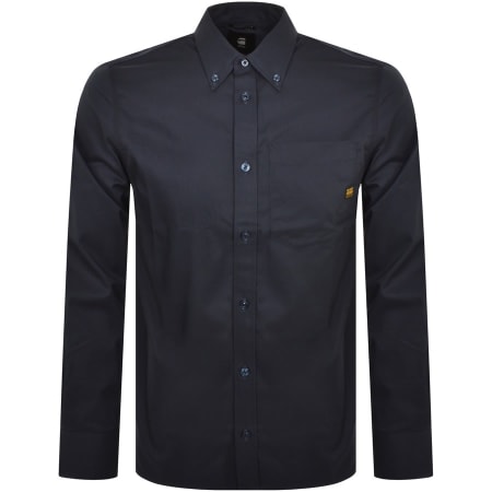 Product Image for G-Star Raw Regular Long Sleeved Shirt Navy