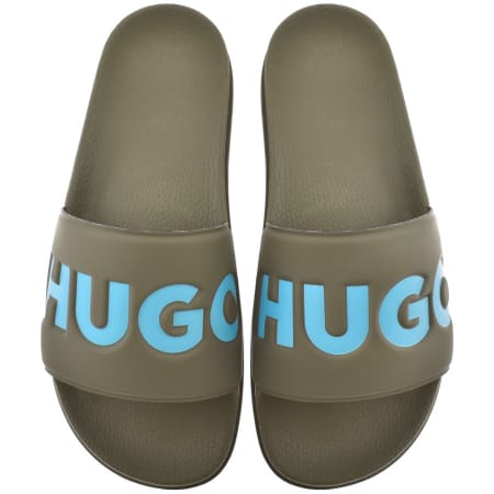 Product Image for HUGO Match Sliders Green