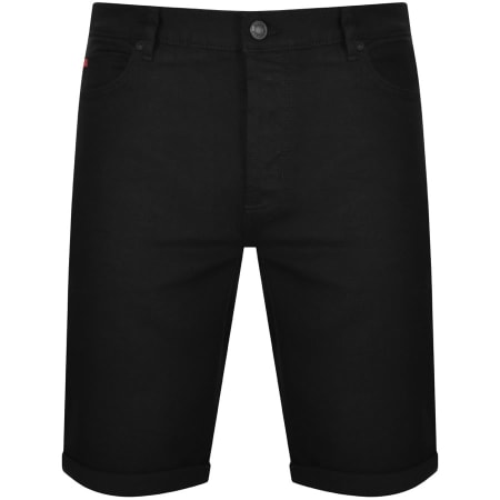 Product Image for HUGO 634 Denim Logo Shorts Black