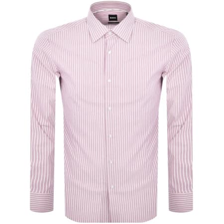 Product Image for BOSS H Hank Kent Long Sleeved Shirt Purple