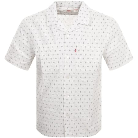 Product Image for Levis Standard Camp Short Sleeved Shirt White