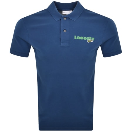 Product Image for Lacoste Short Sleeved Polo T Shirt Blue