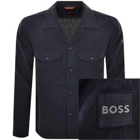 Product Image for BOSS Lovel 8 Overshirt Navy