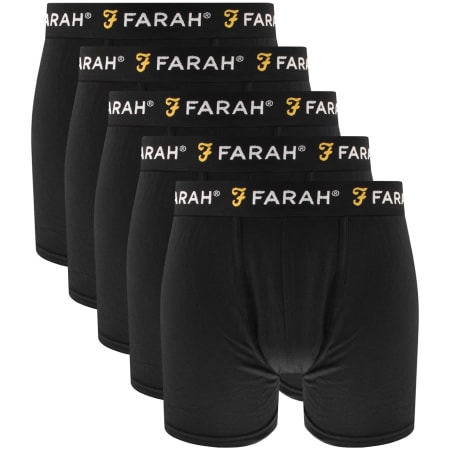 Product Image for Farah Vintage Chorley 5 Pack Trunks Black