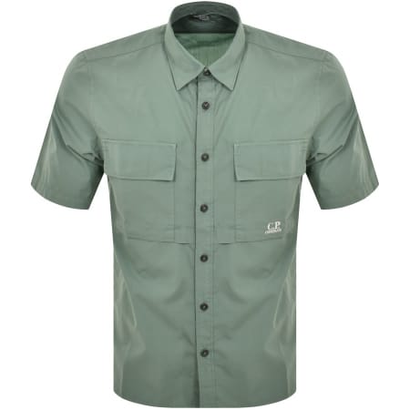 Product Image for CP Company Short Sleeve Shirt Green