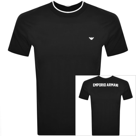 Product Image for Emporio Armani Logo T Shirt Black