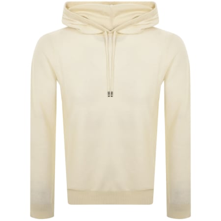 Product Image for BOSS Trapani Knit Hoodie White