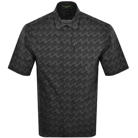 Product Image for BOSS B Bechno Short Sleeve Shirt Grey