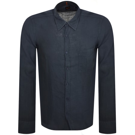 Product Image for BOSS Relegant 6 Long Sleeved Shirt Navy