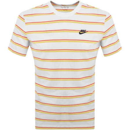 Product Image for Nike Club Stripe T Shirt White