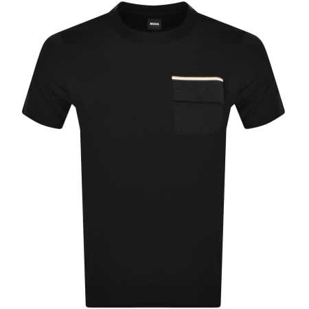 Product Image for BOSS Tessin 25 Logo T Shirt Black