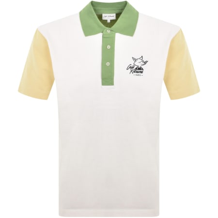 Product Image for Maison Kitsune Cafe Kitsune Polo T Shirt Beige