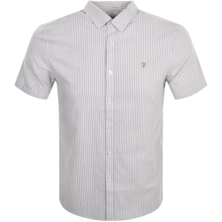 Product Image for Farah Vintage Brewer Short Sleeve Shirt Green