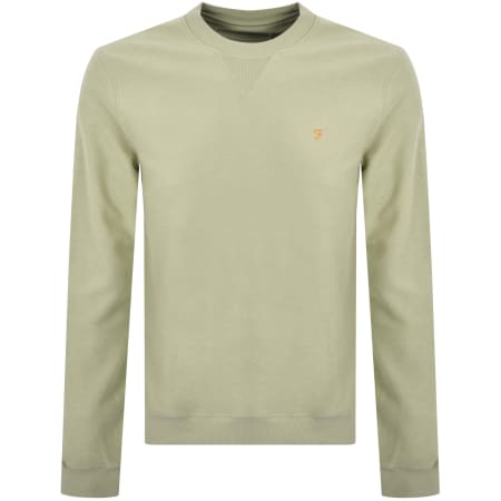 Product Image for Farah Vintage Galli Twill Crew Sweatshirt Green