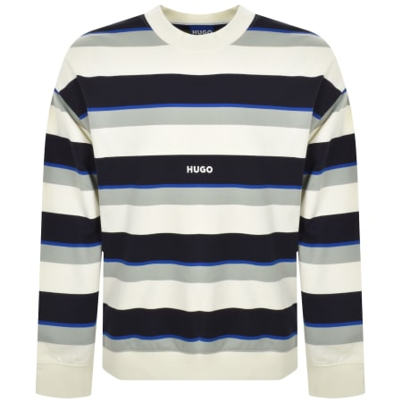 Product Image for HUGO Blue Nocusery Sweatshirt Cream