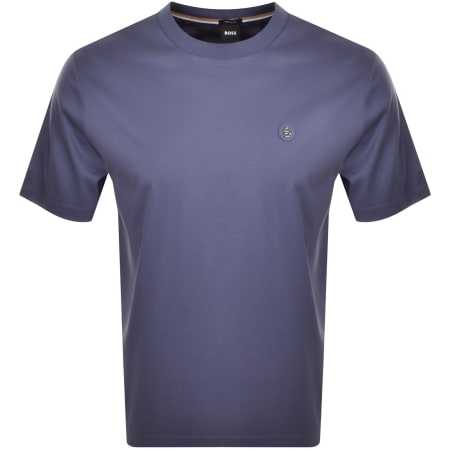 Product Image for BOSS Taut 1 Logo T Shirt Blue