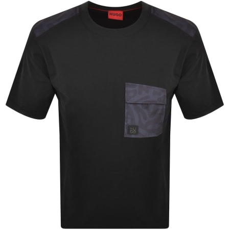 Product Image for HUGO Dabieno T Shirt Black