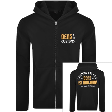Product Image for Deus Ex Machina Supporter Zip Hoodie Black