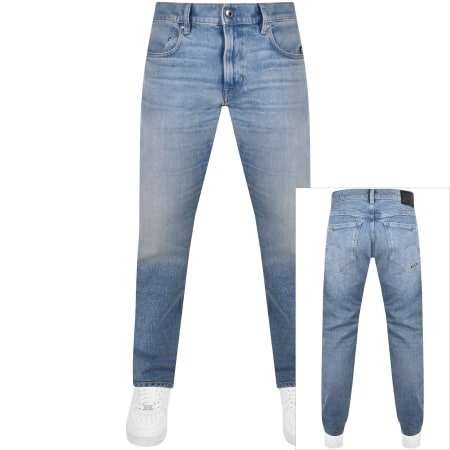 Product Image for G-Star Raw Mosa Straight Fit Light Wash Jeans Blue