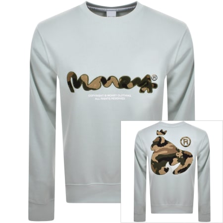 Product Image for Money Chop Sig Camo Sweatshirt Blue