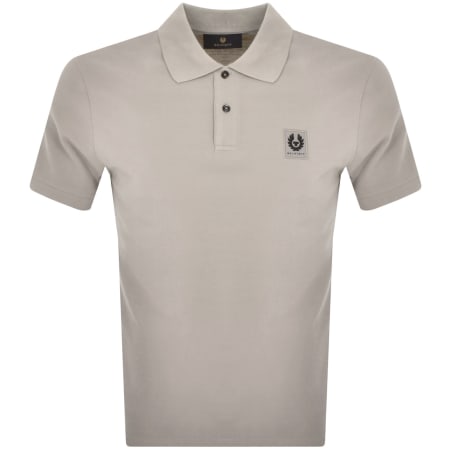 Product Image for Belstaff Short Sleeve Polo T Shirt Grey